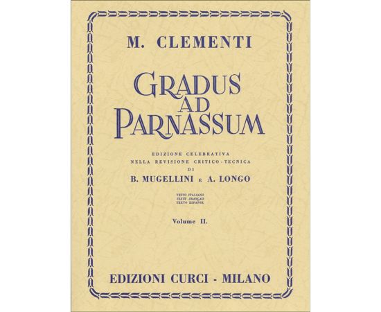 GRADUS AD PARNASSUM VOLUME II - CLEMENTI