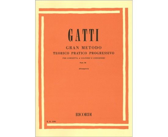 GRAN METODO TEORICO PRATICO PARTE III - GATTI