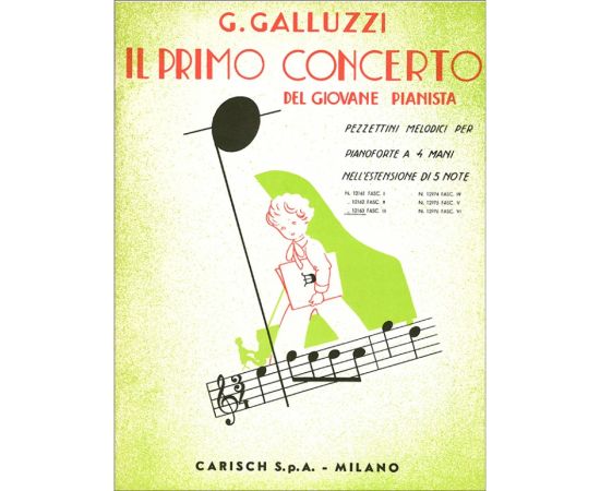 IL PRIMO CONCERTO PER PIANOFORTE FASCICOLO III - GALLUZZI