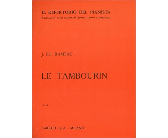 IL REPERTORIO DEL PIANISTA LE TAMBOURIN - RAMEAU