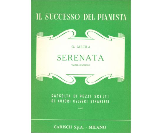 IL SUCCESSO DEL PIANISTA SERENATA - METRA