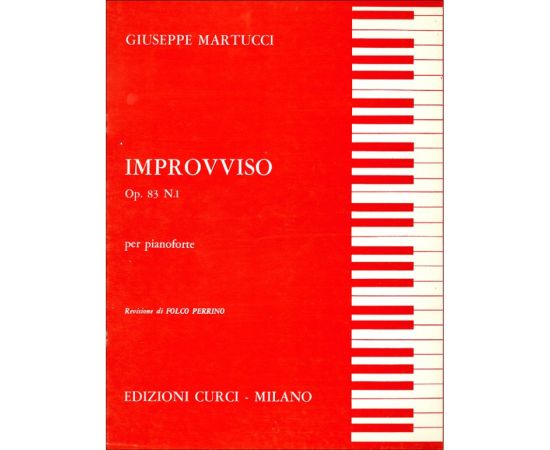 IMPROVVISO OP.83 N.1 PER PIANOFORTE - GIUSEPPE MARTUCCI