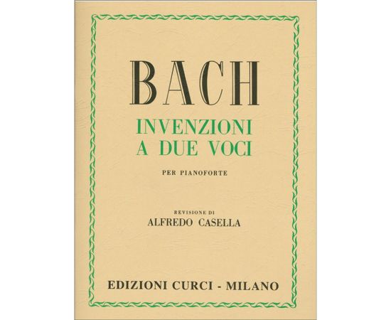 INVENZIONI A DUE VOCI PER PIANOFORTE - BACH