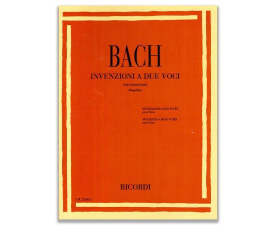 INVENZIONI A DUE VOCI PER PIANOFORTE - BACH