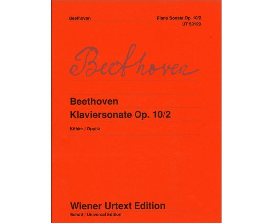 KLAVIERSONATE OPUS 10 NUMERO 2 - BEETHOVEN