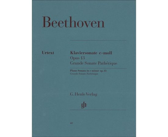 KLAVIERSONATE OPUS 13 GRANDE SONATE PATHETIQUE - BEETHOVEN