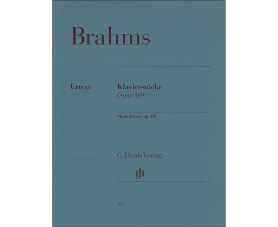 KLAVIERSTUCKE OP.119 - JOHANNES BRHAMS