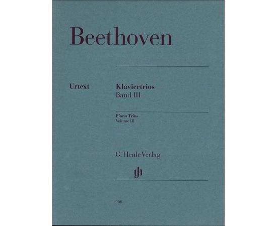 KLAVIERTRIOS BAND III - BEETHOVEN