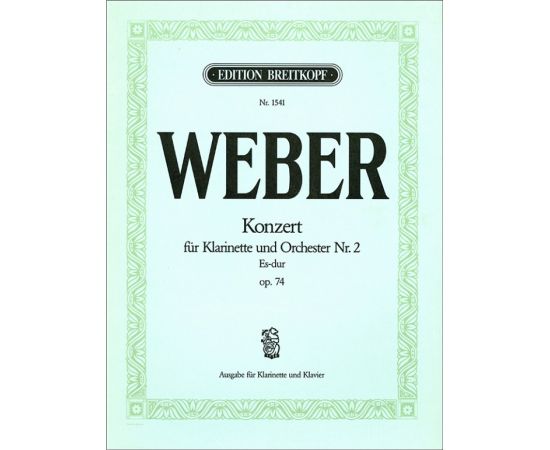 KONZERT NUMERO 2 OPUS 74 - WEBER