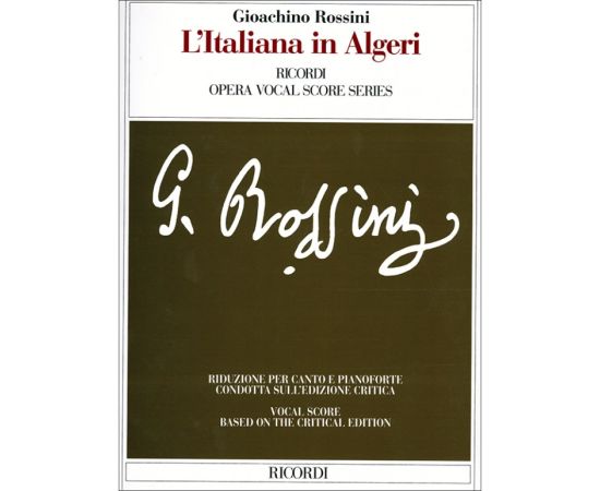 L' ITALIANA IN ALGERI - ROSSINI