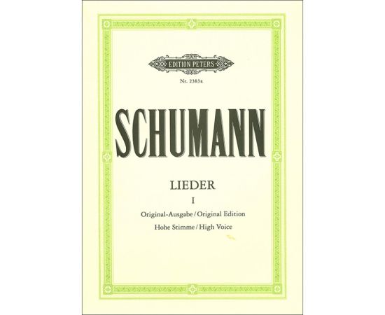 LIEDER VOLUME I - SCHUMANN