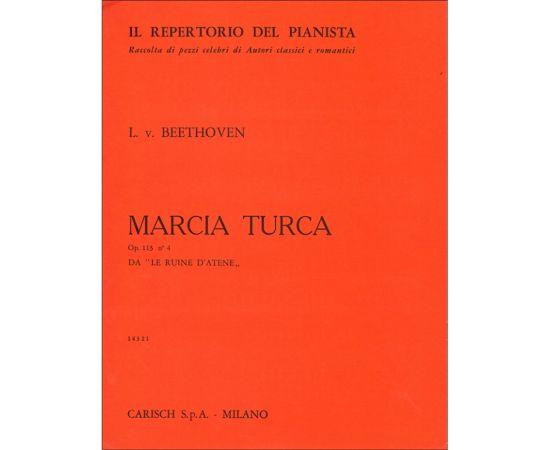 MARCIA TURCA OPUS 113 NUMERO 4 IL REPERTORIO DEL PIANISTA - BEETHOVEN