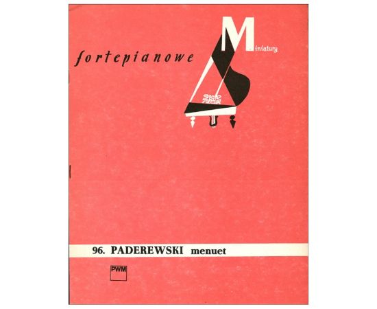 MENUET FUR PIANO - PADEREWSKI