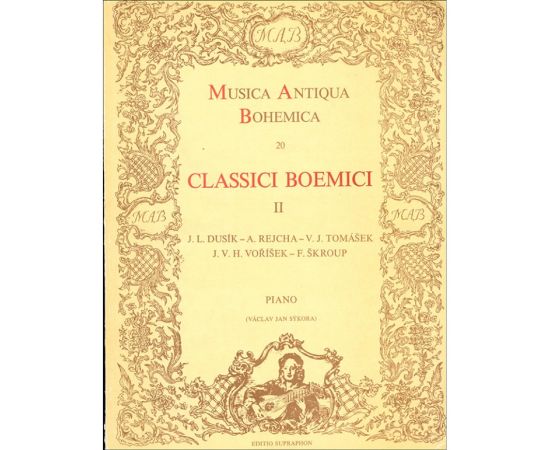 MUSICA ANTIQUA BOHEMICA 20 CLASSICI BOEMI II - AUTORI VARI