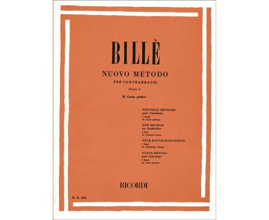 NUOVO METODO PER CONTRABBASSO PARTE I CORSO II - BILLE