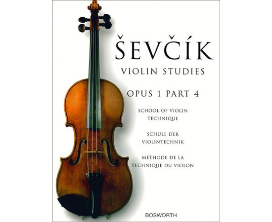 OPUS 1 PARTE IV SCHOOL OF VIOLIN TECHNIQUE - SEVCIK