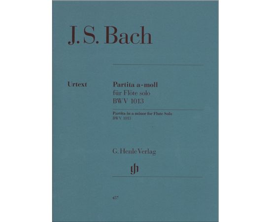 PARTITA IN A MINOR FOR FLUTE SOLO BWV 1013 - BACH