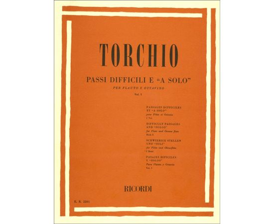 PASSI DIFFICILI E "A SOLO" VOLUME I - TORCHIO