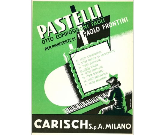 PASTELLI 8 COMPOSIZIONI FACILI NUMERO 4 VALZER - FRONTINI