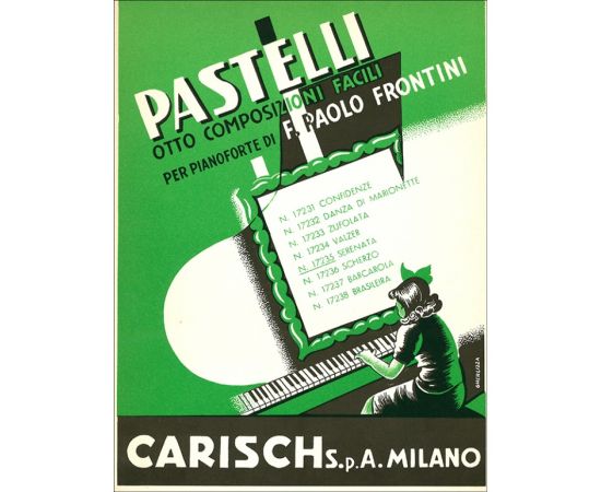 PASTELLI 8 COMPOSIZIONI FACILI NUMERO 5 SERENATA - FRONTINI