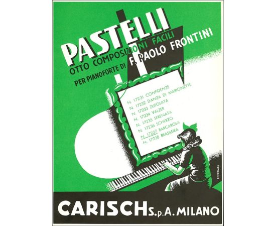 PASTELLI 8 COMPOSIZIONI FACILI NUMERO 7 BARCAROLA - FRONTINI