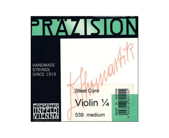 CORDIERA PER VIOLINO 1/4 THOMASTIK INFELD PRAZISION HANDMADE STRINGS 539 MEDIUM