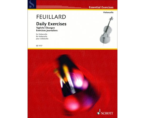 DAILY EXERCISES FOR VIOLONCELLO - FEUILLARD