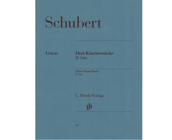 DREI KLAVIERSTUCKE IMPROMPTUS AUS DEM NACHLASS - SCHUBERT