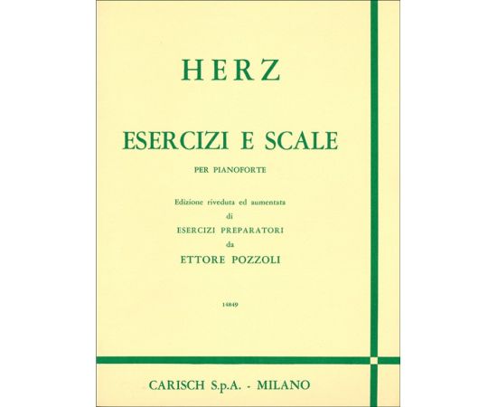 ESERCIZI E SCALE PER PIANOFORTE - HERZ