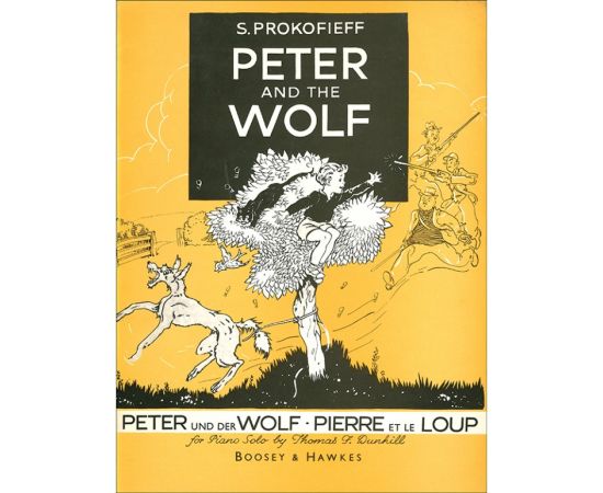 PETER AND THE WOLF FOR PIANO SOLO - PROKOFIEFF