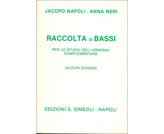 RACCOLTA DI BASSI - AUTORI VARI