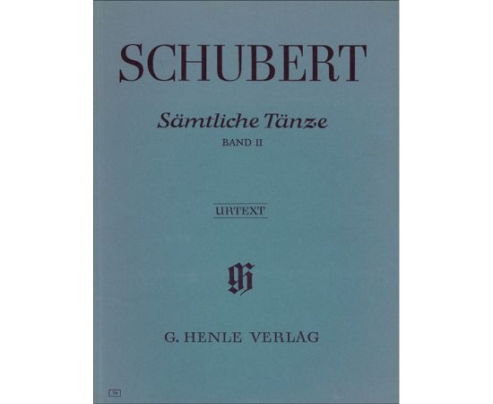 SAMTLICHE TANZE BAND II - SCHUBERT