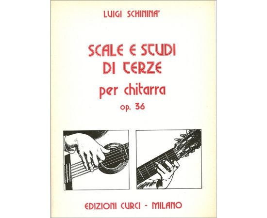 SCALE E STUDI DI TERZE X CHITARRA OP.36