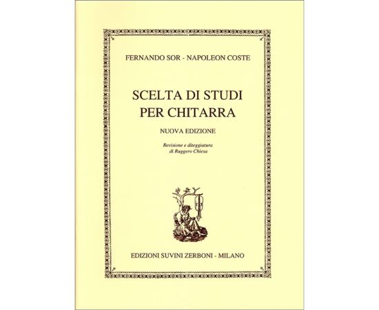 SCELTA DI STUDI X CHITARRA - FERNANDO SOR  NAPOLEON COSTE