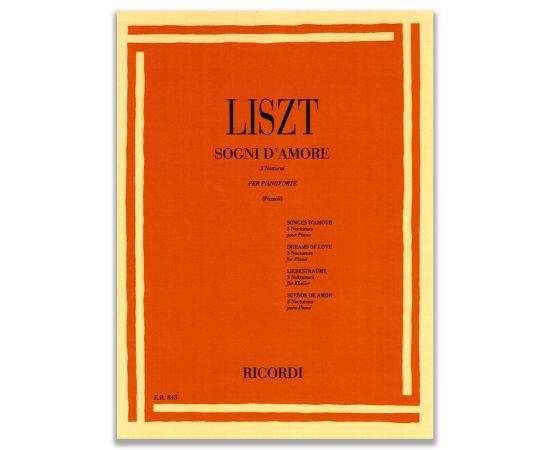 SOGNI D'AMORE 3 NOTTURNI - FRANZ LISZT