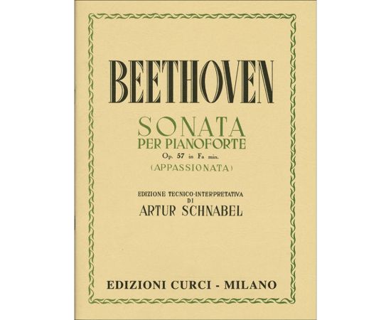 SONATA PER PIANOFORTE OPUS 57 IN Fa MINORE - BEETHOVEN