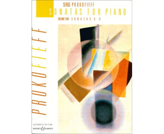 SONATAS FOR PIANO VOLUME 2 NUMERO 6 A 9 - PROKOFIEFF