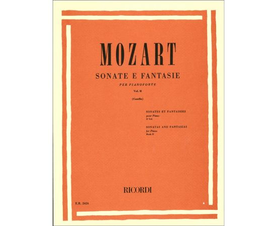 SONATE E FANTASIE PER PIANOFORTE VOLUME 2 - MOZART