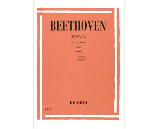 SONATE PER PIANOFORTE VOLUME III - BEETHOVEN