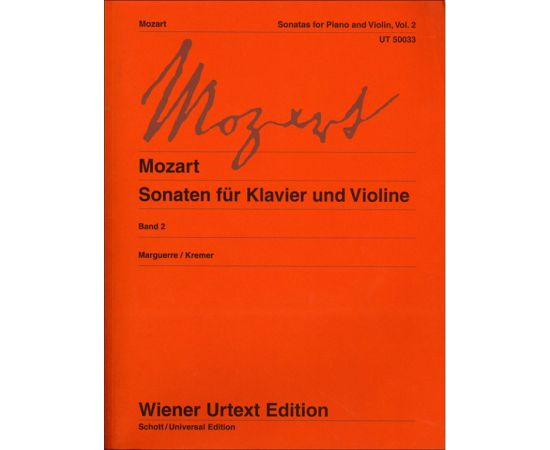 SONATEN FUR KLAVIER UND VIOLINE BAND 2 - MOZART