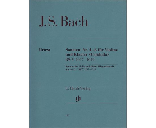 SONATEN NUMERO 4_6 FUR VIOLINE UND KLAVIER BWV 1017_1019 - BACH