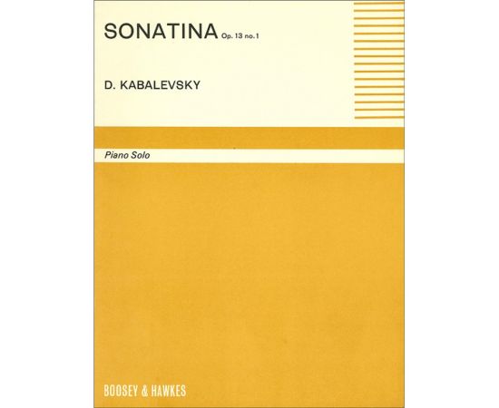 SONATINA OP.13 N.1 - DMITRI KABALEWSKY