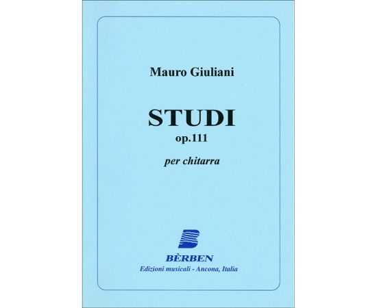 STUDI OP.111 X CHITARRA      GIULIANI