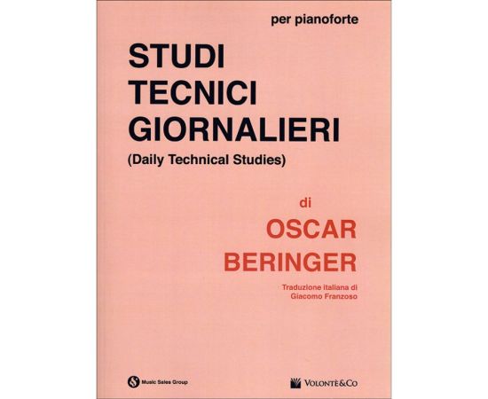 STUDI TECNICI GIORNALIERI PER PIANOFORTE -  BERINGER