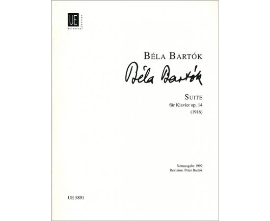 SUITE OP.14 (1916) - BELA BARTOK