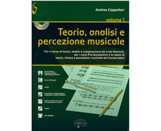 TEORIA ANALISI E PERCEZIONE MUSICALE VOL.1 -  CAPPELLARI