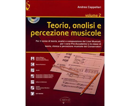 TEORIA ANALISI E PERCEZIONE MUSICALE VOL.2 - CAPPELLARI