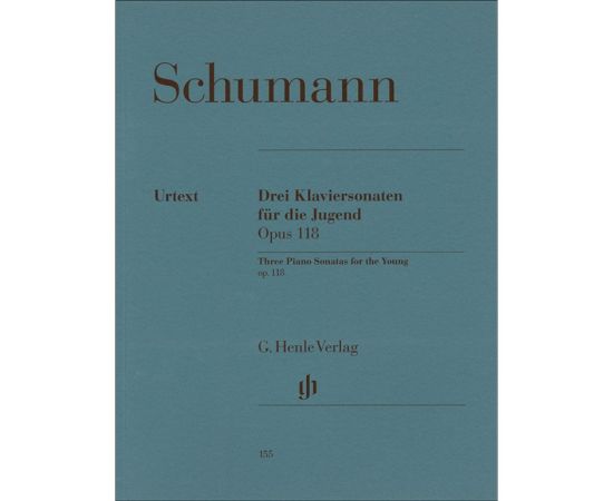 THREE PIANO SONATAS FOR THE YOUNG OP. 118 - SCHUMANN