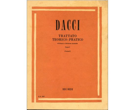 TRATTATO TEORICO PRATICO PARTE I - DACCI