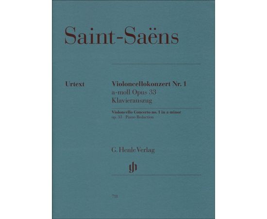 VIOLONCELLO CONCERTO NUMERO 1 IN A MINOR OPUS 33 - SAINT-SAENS